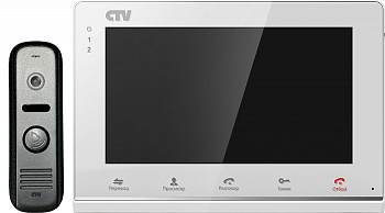 CTV-DP2700IP W Комплект цветного IP видеодомофона